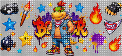 16oz Cartoon-T  3356